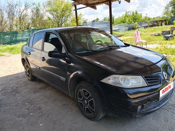 2006 Renault Megane II Рестайлинг, чёрный