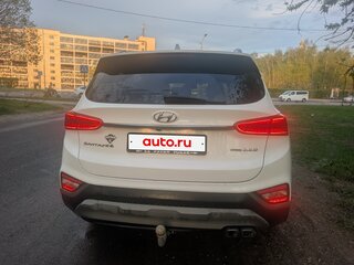 2018 Hyundai Santa Fe IV, белый, 2500000 рублей, вид 3