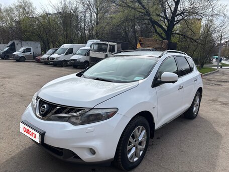 2013 Nissan Murano II (Z51) Рестайлинг 2, белый, 1050000 рублей, вид 2
