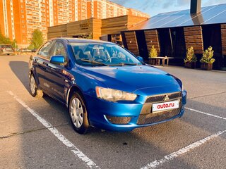 2008 Mitsubishi Lancer X, синий, 650000 рублей, вид 3