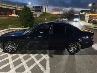 2001 BMW 5 серии 520i IV (E39) Рестайлинг, синий, 1100000 рублей, вид 4
