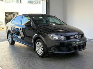 2014 Volkswagen Polo V, чёрный, 990000 рублей, вид 3