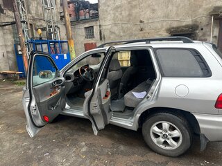 2004 Hyundai Santa Fe I, серый, 429000 рублей, вид 5