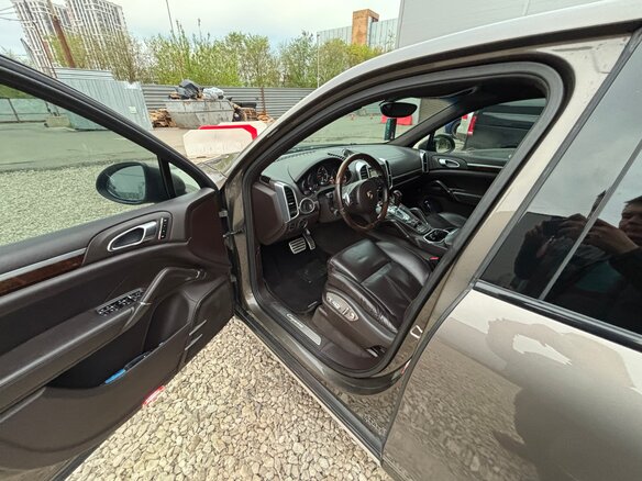 2012 Porsche Cayenne Diesel II (958), коричневый - вид 6