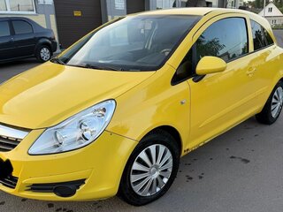 2007 Opel Corsa D, жёлтый, 380000 рублей, вид 1