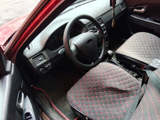 2010 Lada (ВАЗ) Priora I, красный, 150000 рублей, вид 2