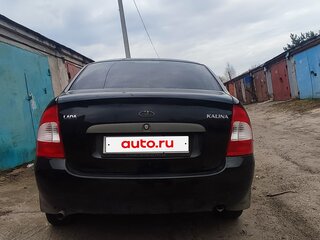 2010 Lada (ВАЗ) Kalina I, чёрный, 150000 рублей, вид 2