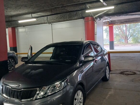 2012 Kia Rio 4-speed III, серый, 680000 рублей