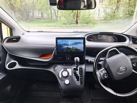 2015 Toyota Sienta II, жёлтый, 1250000 рублей - вид 9