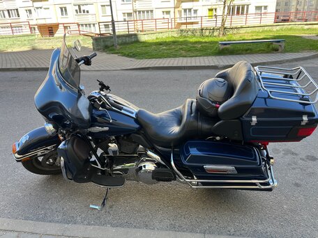 2008 Harley-Davidson Electra Glide, синий, 730000 рублей, вид 2