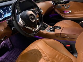 2015 Mercedes-Benz S-Класс 500 VI (W222, C217), чёрный, 8500000 рублей, вид 4