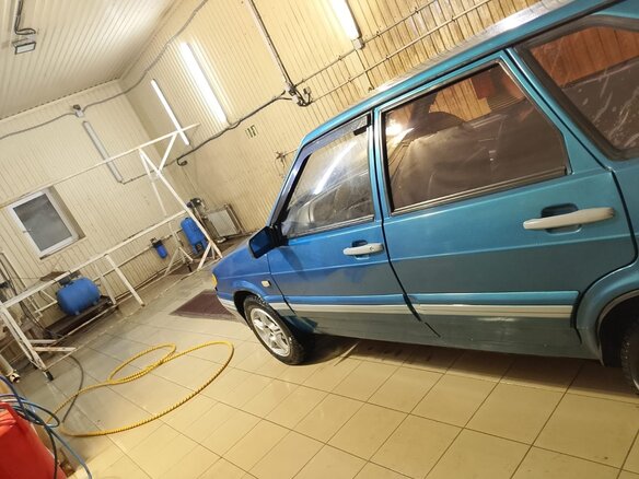 2005 Lada (ВАЗ) 2114, синий, 150000 рублей - вид 7