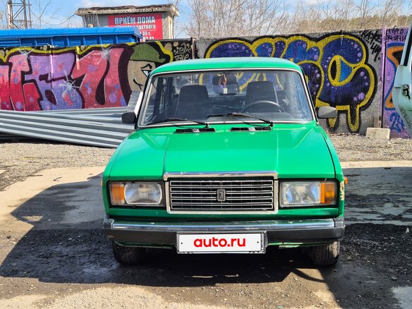 2005 Lada (ВАЗ) 2107, зелёный, 120000 рублей - вид 3