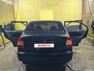 2008 Hyundai Accent ТагАЗ II, чёрный, 230000 рублей, вид 1