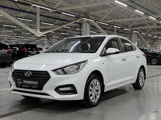 2017 Hyundai Solaris II, белый, 1190000 рублей, вид 1