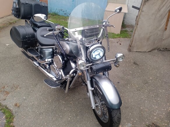2008 Yamaha XVS1100, серый, 780000 рублей - вид 9
