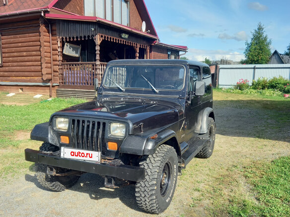 1986 Jeep Wrangler I (YJ), чёрный, 850000 рублей - вид 1