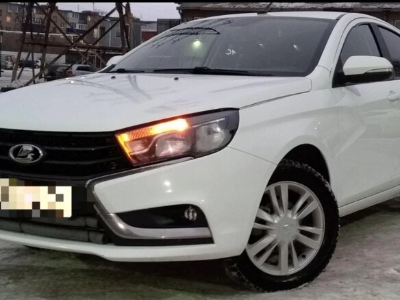 2019 Lada (ВАЗ) Vesta I, белый, 950000 рублей - вид 1
