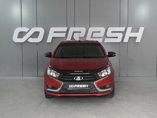 2016 Lada (ВАЗ) Vesta I, красный, 639000 рублей, вид 3