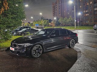 2017 BMW 5 серии 520d VII (G30/G31/G38), чёрный, 2990000 рублей, вид 2