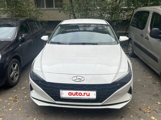 2021 Hyundai Elantra VII (CN7), белый, 1600000 рублей, вид 2