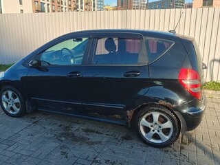 2007 Mercedes-Benz A-Класс 200 II (W169), чёрный, 380000 рублей, вид 4