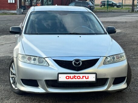 2003 Mazda 6 I (GG), серый, 285000 рублей, вид 2