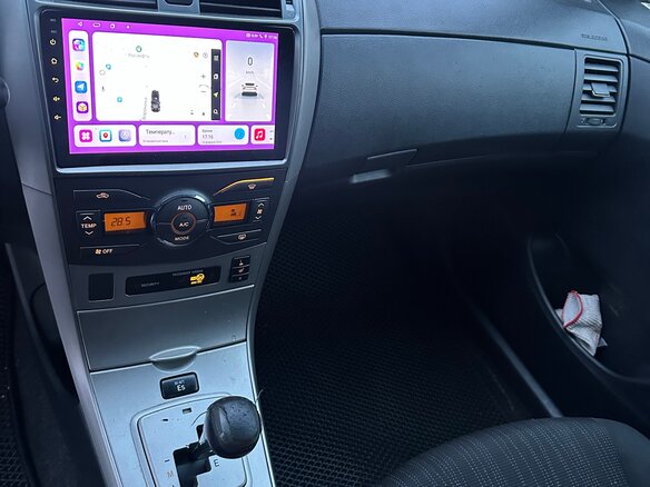 2008 Toyota Corolla AMT X (E140, E150), синий, 730000 рублей - вид 12