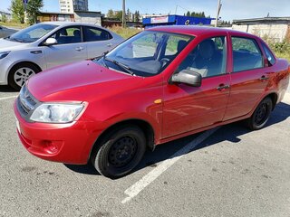 2012 Lada (ВАЗ) Granta I, красный, 380000 рублей, вид 1