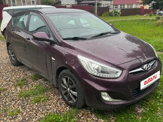 2013 Hyundai Solaris I, фиолетовый, 890000 рублей, вид 2