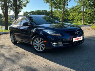 2011 Mazda 6 II (GH) Рестайлинг, синий, 1030000 рублей, вид 5