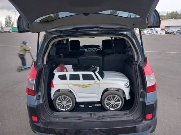 2007 Renault Scenic II Рестайлинг, серый, 570000 рублей - вид 6
