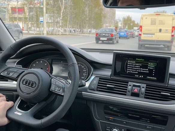 2015 Audi A6 IV (C7) Рестайлинг, чёрный, 2499999 рублей - вид 7