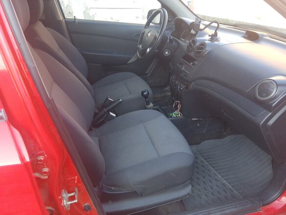 2007 Chevrolet Aveo I, красный, 405000 рублей - вид 5