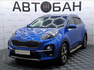 2019 Kia Sportage IV Рестайлинг, синий, 2119000 рублей, вид 1