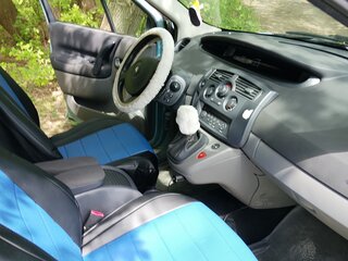 2008 Renault Scenic II Рестайлинг, синий, 500000 рублей, вид 5