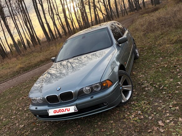 2001 BMW 5 серии 525i IV (E39) Рестайлинг, зелёный, 850000 рублей - вид 1
