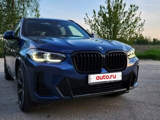 2022 BMW X3 30i xDrive III (G01) Рестайлинг, синий, 4450000 рублей, вид 4