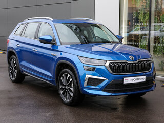 2024 Skoda Kodiaq I Рестайлинг, синий, 4898000 рублей, вид 3