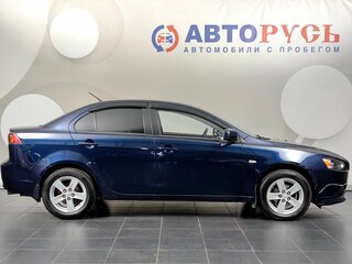 2014 Mitsubishi Lancer X Рестайлинг, синий, 919000 рублей, вид 5