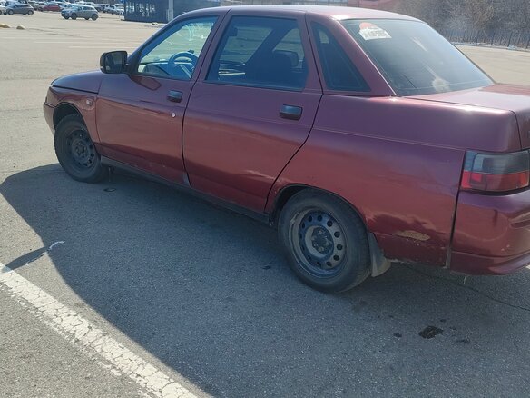 2005 Lada (ВАЗ) 2110, красный, 170000 рублей - вид 3