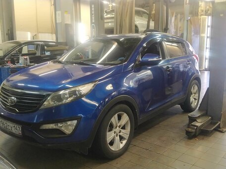 2010 Kia Sportage III, синий, 770000 рублей, вид 1