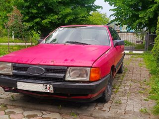 1989 Audi 100 III (C3) Рестайлинг, красный, 120000 рублей, вид 1