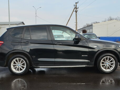 2015 BMW X3 20i xDrive II (F25) Рестайлинг, чёрный, 1400000 рублей, вид 3