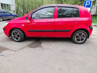 2008 Hyundai Getz I Рестайлинг, красный, 520000 рублей, вид 5