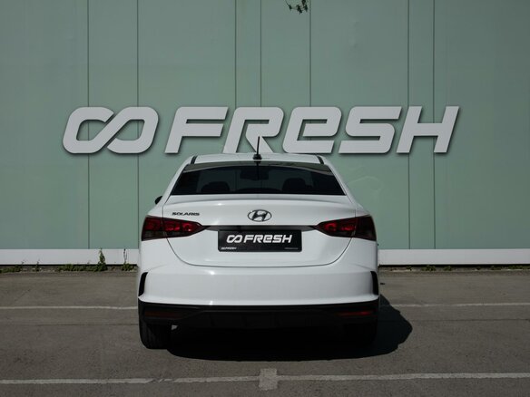 2020 Hyundai Solaris II Рестайлинг, белый, 1349000 рублей - вид 3