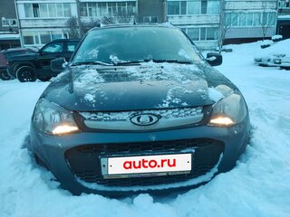 2014 Lada (ВАЗ) Kalina II, серый, 350000 рублей, вид 3