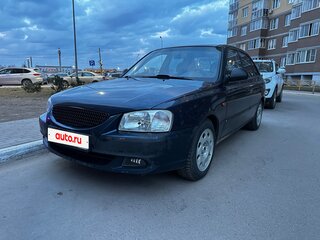 2008 Hyundai Accent ТагАЗ II, синий, 264000 рублей, вид 1