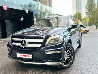 2015 Mercedes-Benz GL-Класс 350 II (X166), синий, 3110000 рублей, вид 4