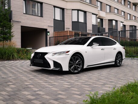 2018 Lexus LS 500 V, белый, 6500000 рублей, вид 1